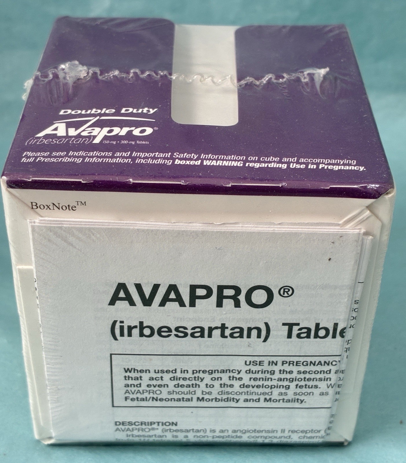 AVAPRO Drug Rep Pharmaceutical Collectible Memo Paper Note Pad SEALED