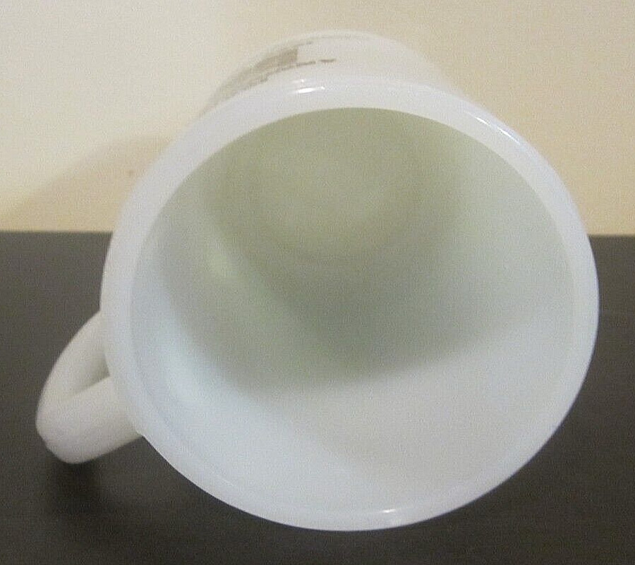 Vintage Fire King Oven Proof 100th Anniversary KPhA 1880-1980 Milk Glass Cup
