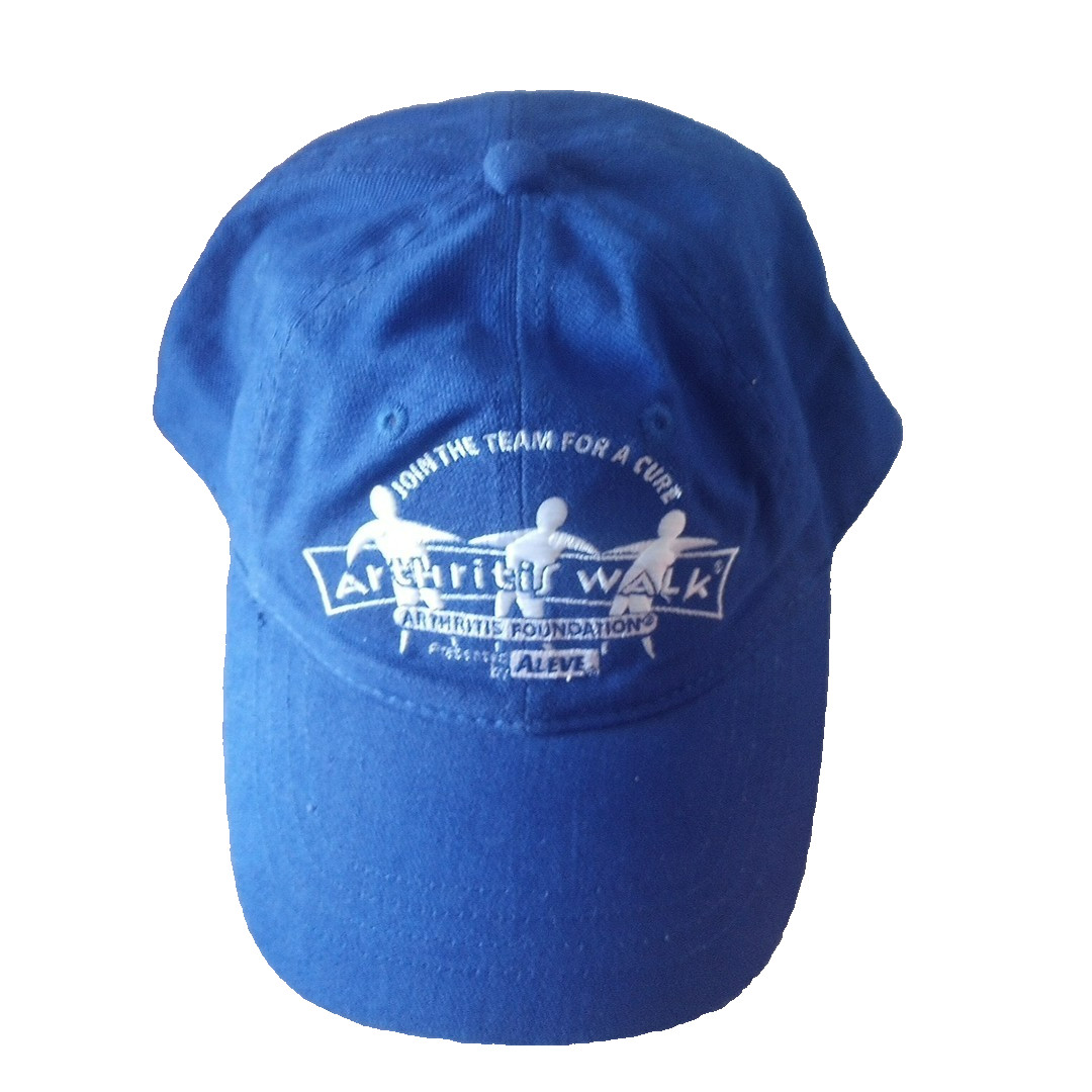 Aleve Promo Arthritis Foundation Arthritis Walk Fundraiser Ball Cap Blue EUC