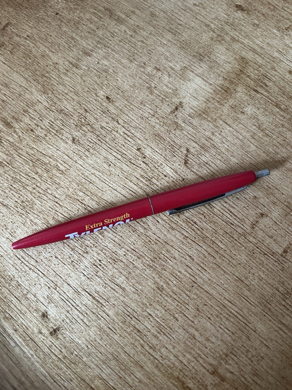 Tylenol Pharmaceutical Advertising Drug Rep Bic Clic Pen – Works