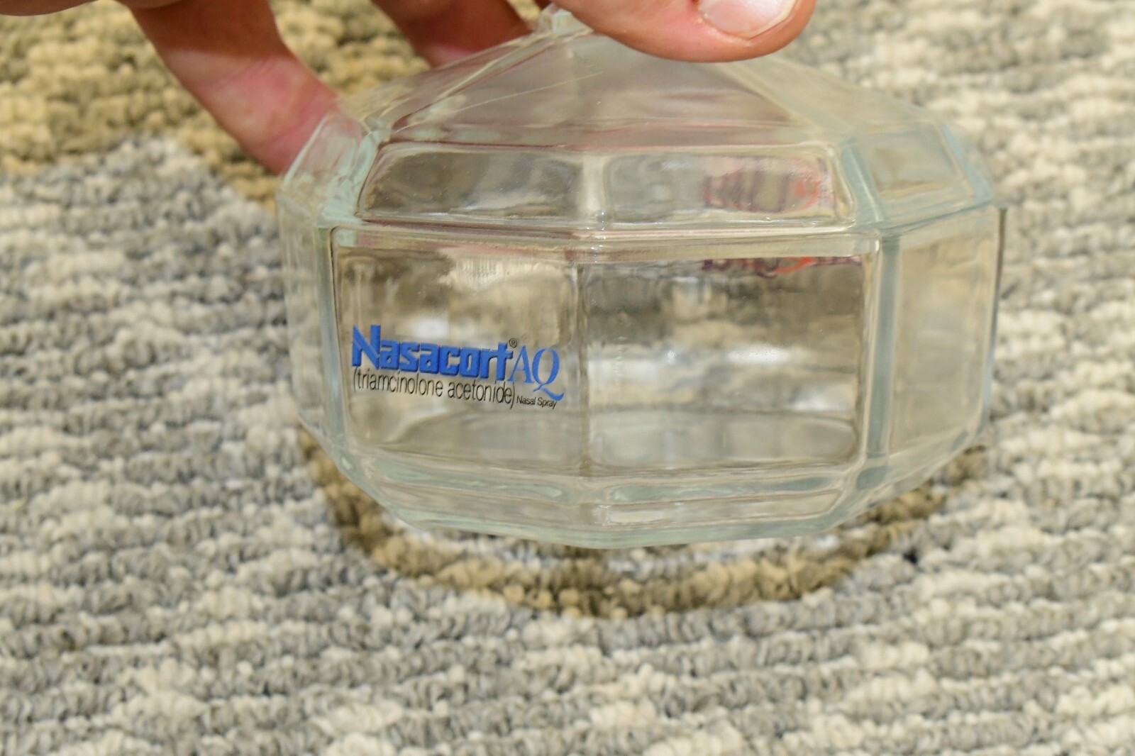 Nasacort AQ Nasal Spray Advertising Medical Covered Dish Allegra Glass Candy