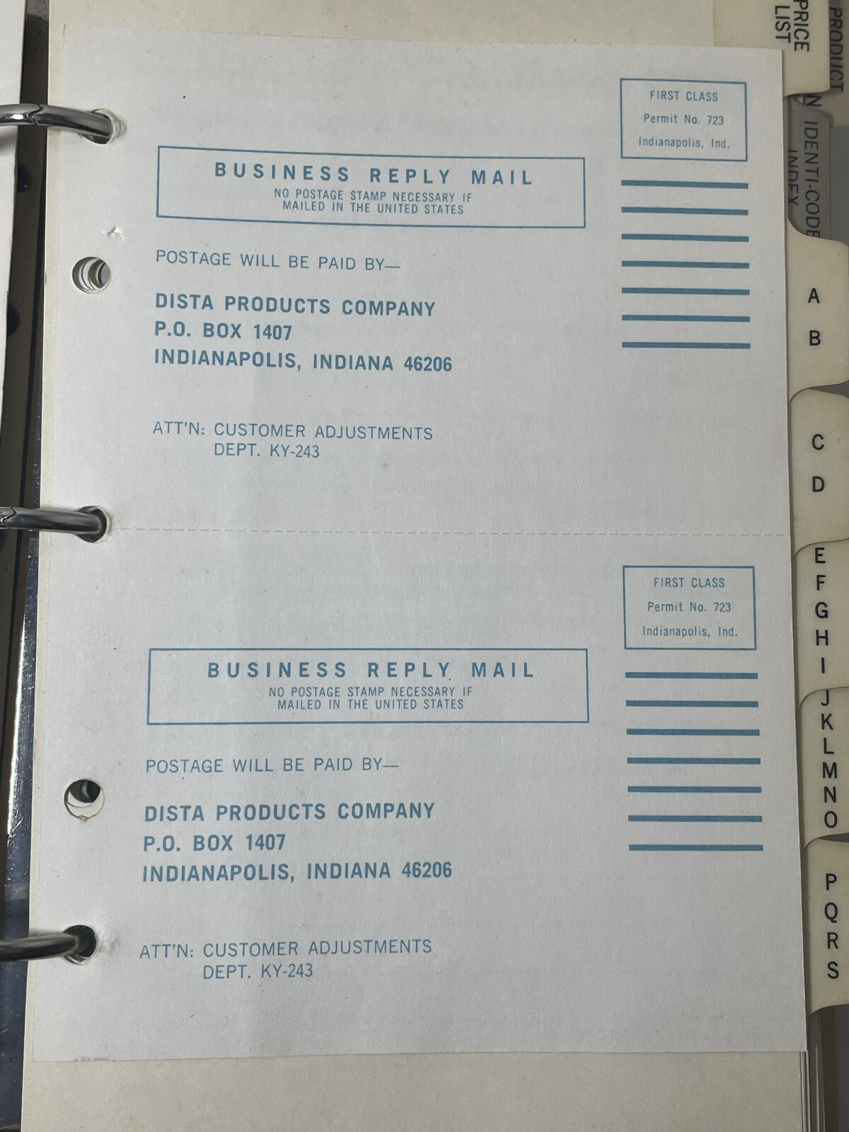 Eli Lilly Pharmacy Marketing reference book 1983 Med Price List Rhodes vintage