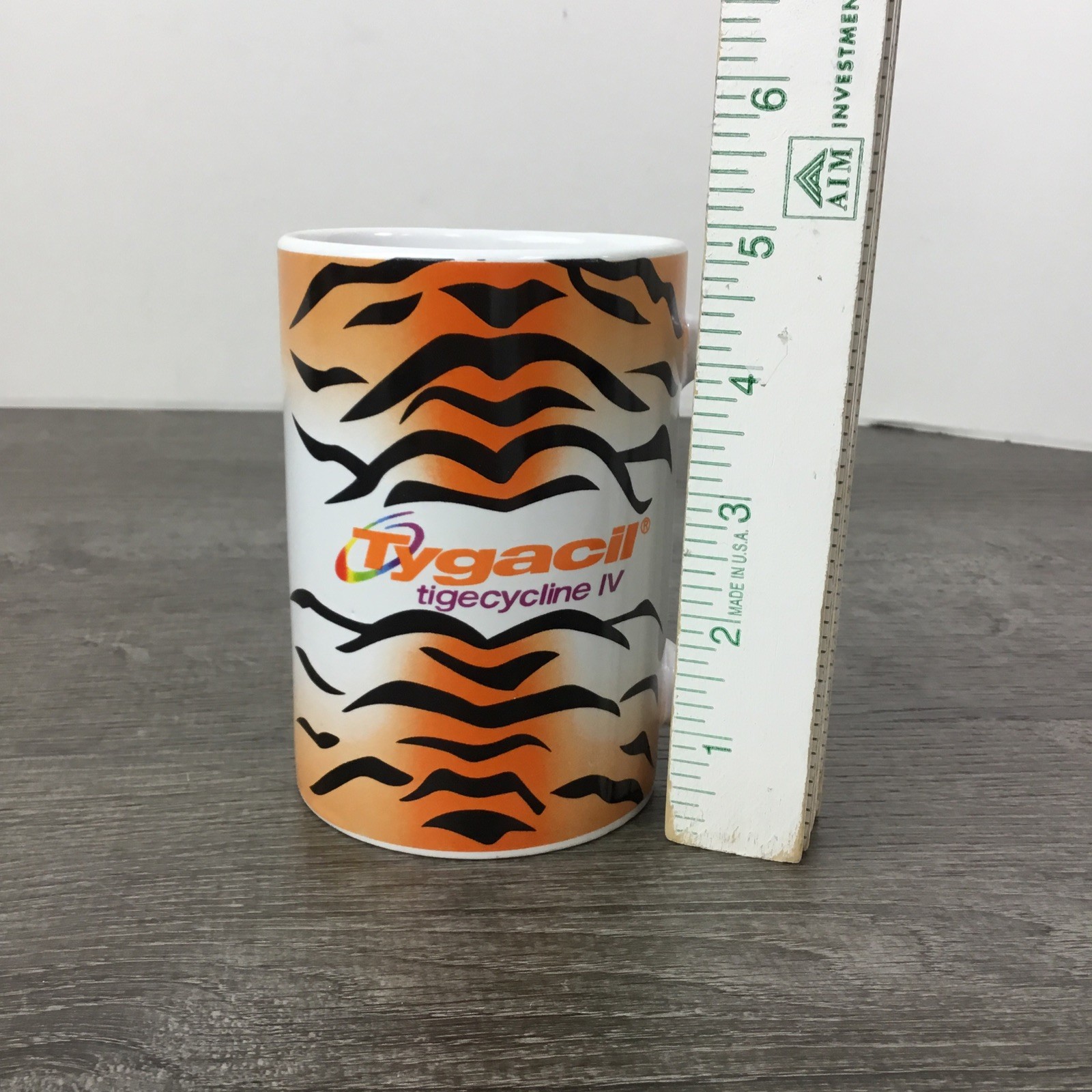 Tygacil Drug Rep Promo Coffee Mug Cup Wyeth Pharmaceutical Pharma Tigecycline IV