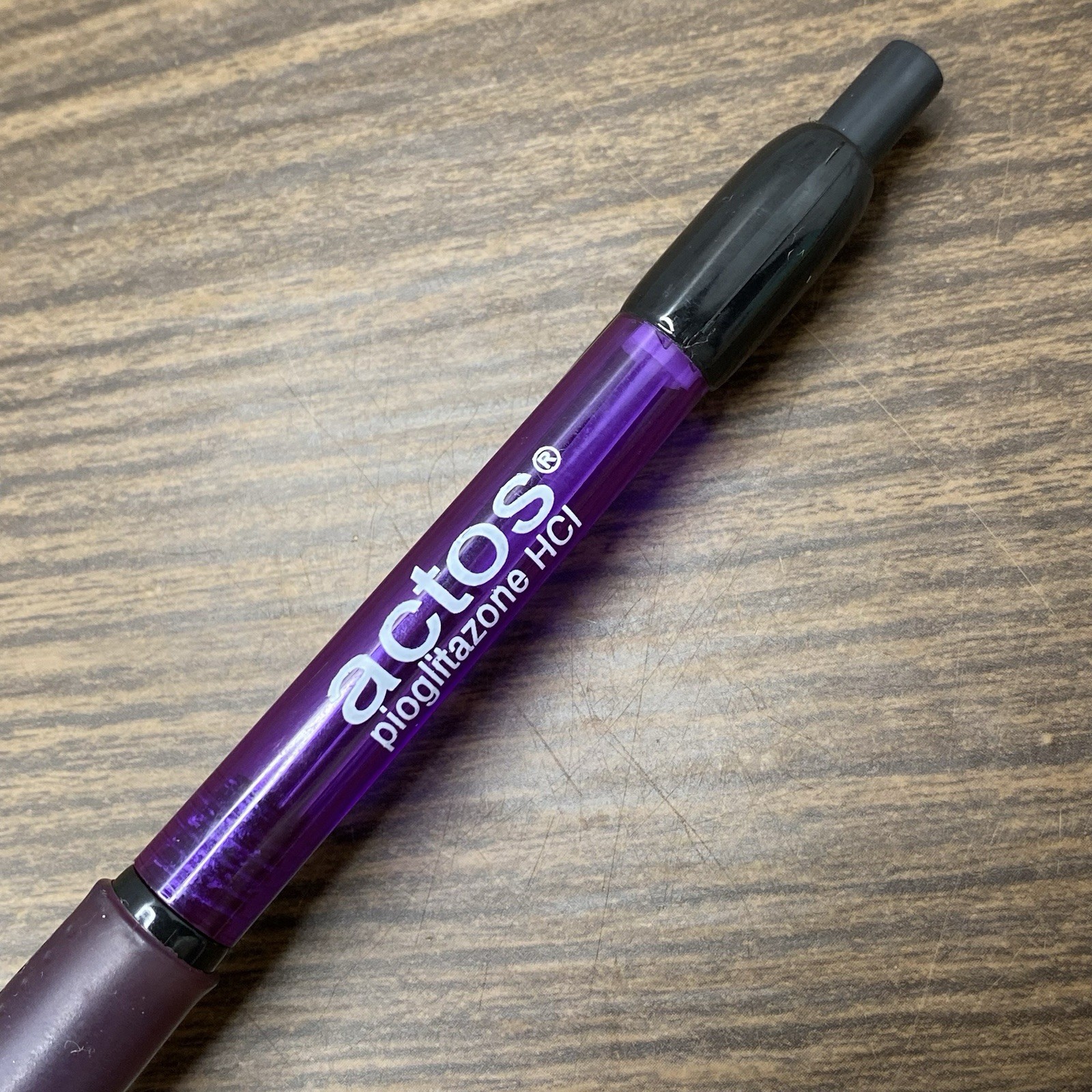 VTG Pharmaceutical Advertising ACTOS Pioglitazone HCI RX Drug Rep Click Pen