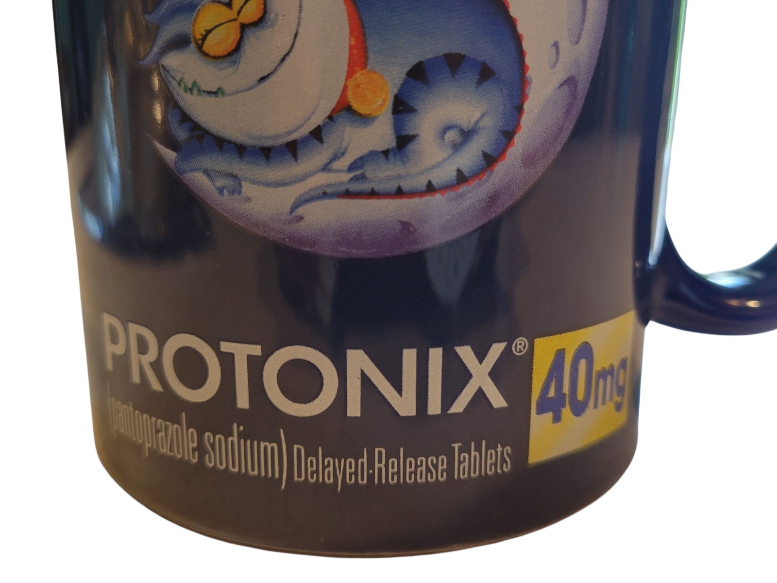 Protonix Medical Pharmaceutical Mug Advertising Promotional Large Sleeping READ