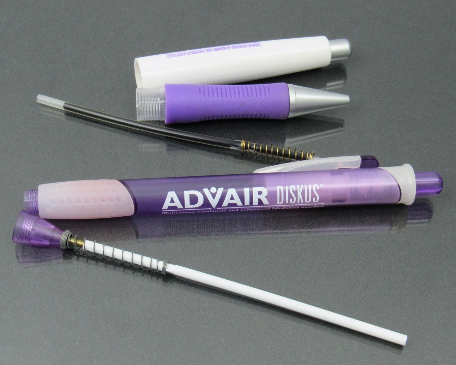 Advair Diskus Lot 2 PENS + Sticky Pad Drug Rep Pharmaceutical Promo Advertising