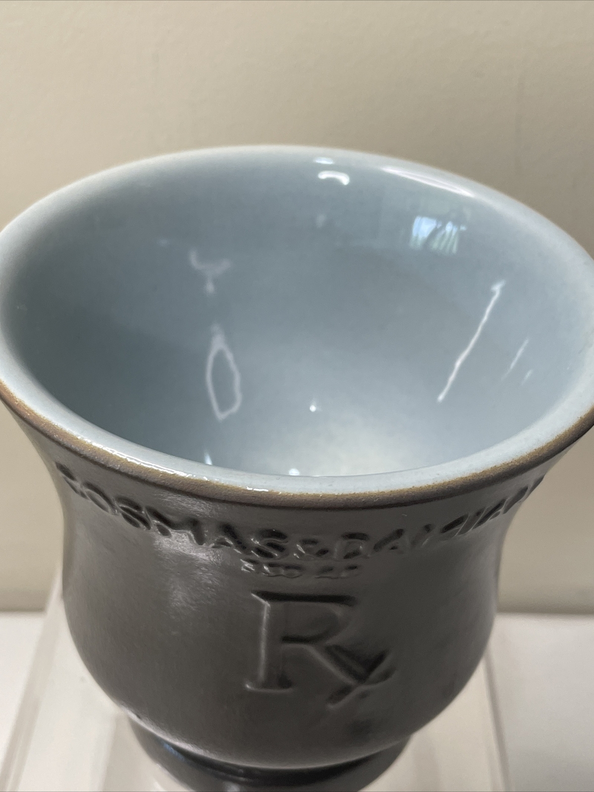 Pottery Mortar Pestle McCoy Schering Pottery Pharmacy Cosmas & Damian