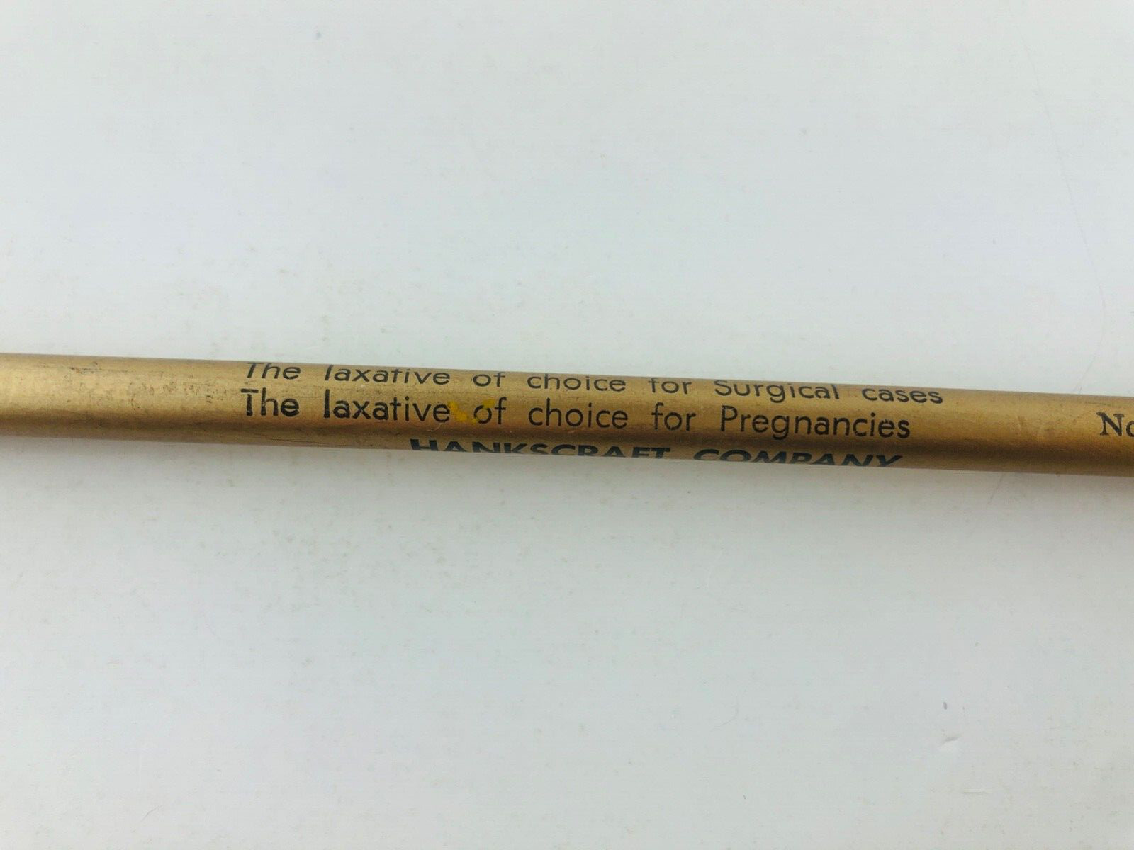 Vintage Zymenol Laxative Medication Pharmaceuticals Drug Advertising Pencil