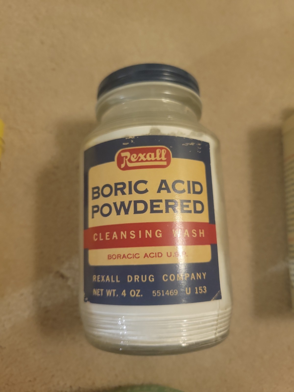 Vintage Medicine Tins Jars Full – Dr Scholl’s Desenex Vicks Johnson Rexall