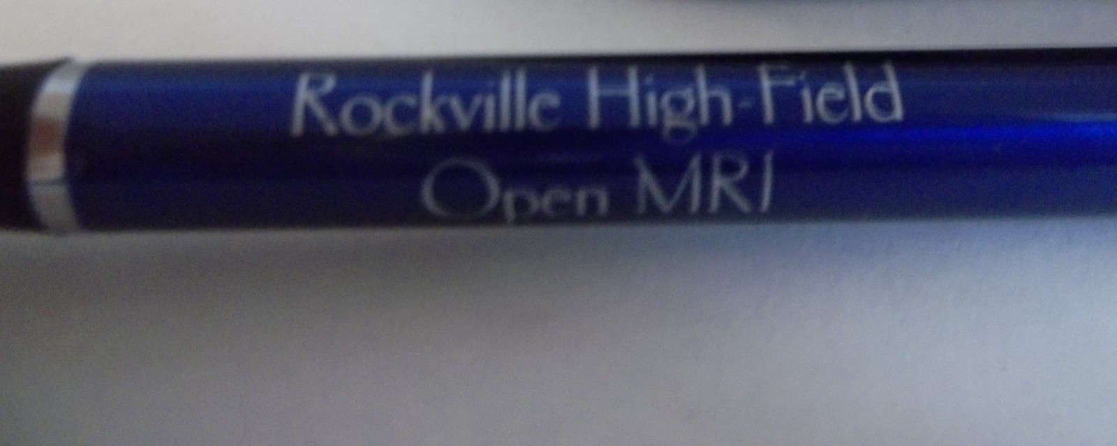 Promotional Pen Metal w/Rubberized Grip – Medium Weight – Rockwell High Open MRI