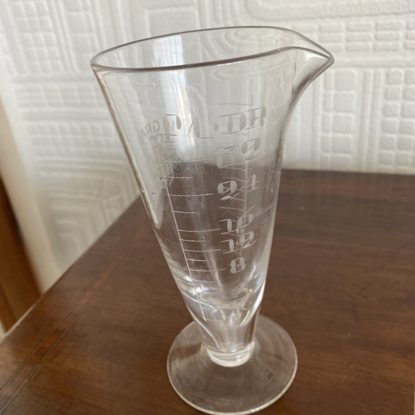Victorian And Edwardian Etched Glass Measures With Royal Standards Marks