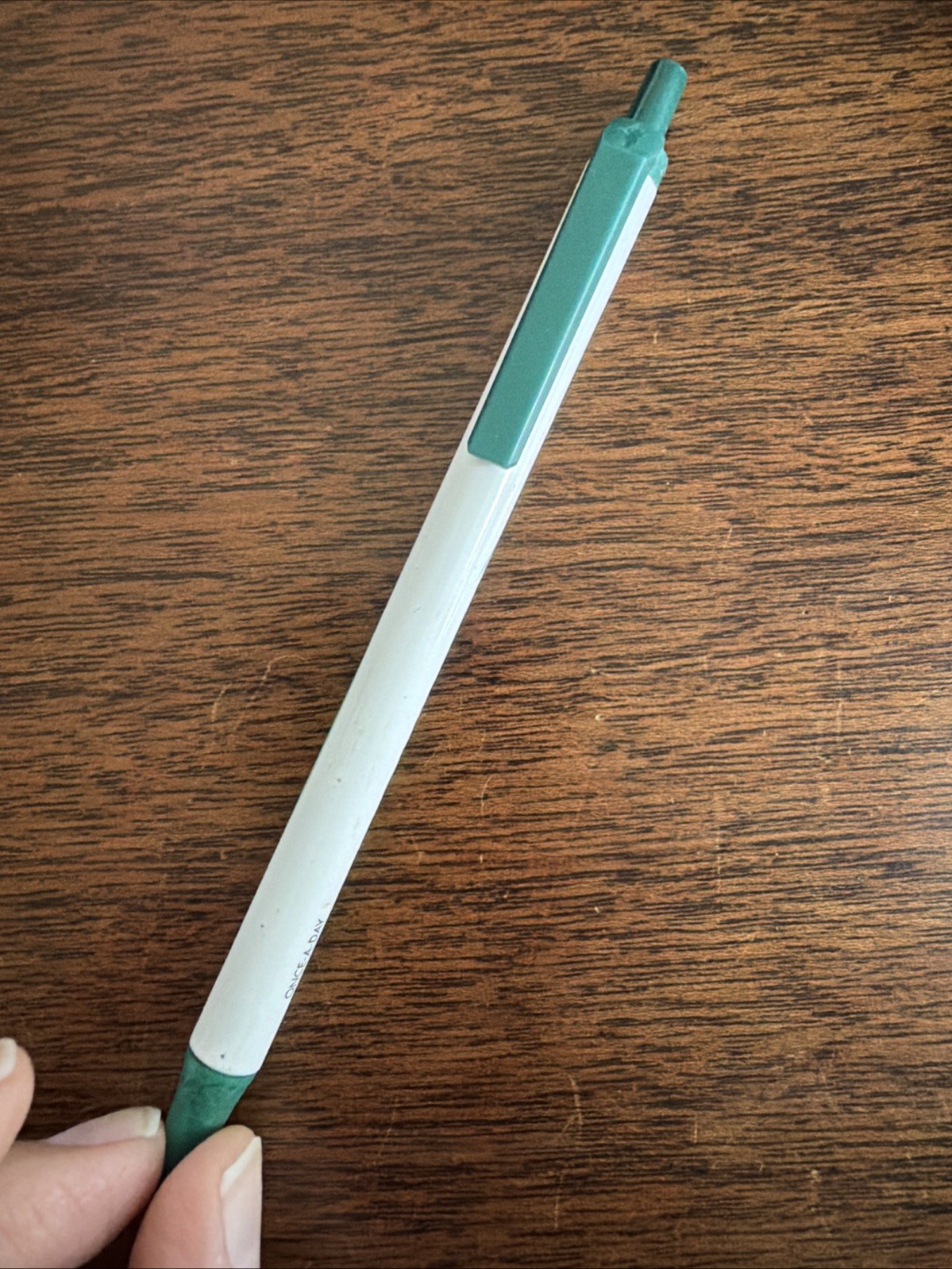 Rare Drug Rep Remeron SolTab Pen Medical Pharmaceutical Green White Merck Works