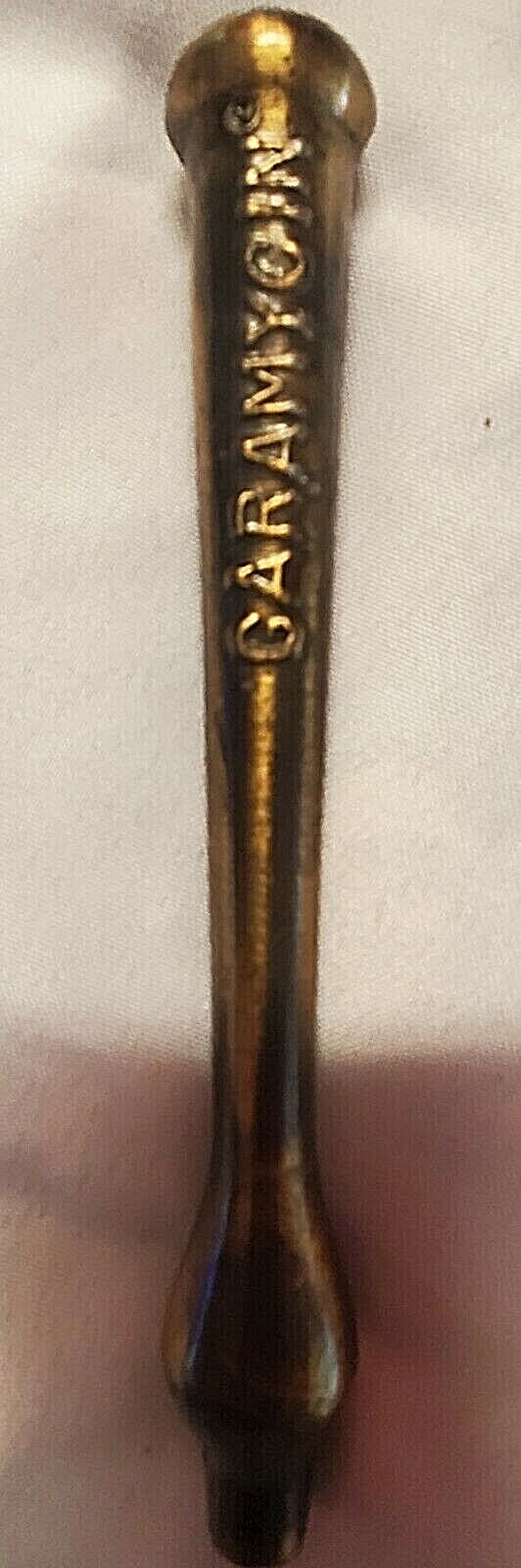 BRASS 1976 RX MORTAR & PESTLE BICENTENNIAL LIBERTY BELL GARAMYCIN ON PESTLE