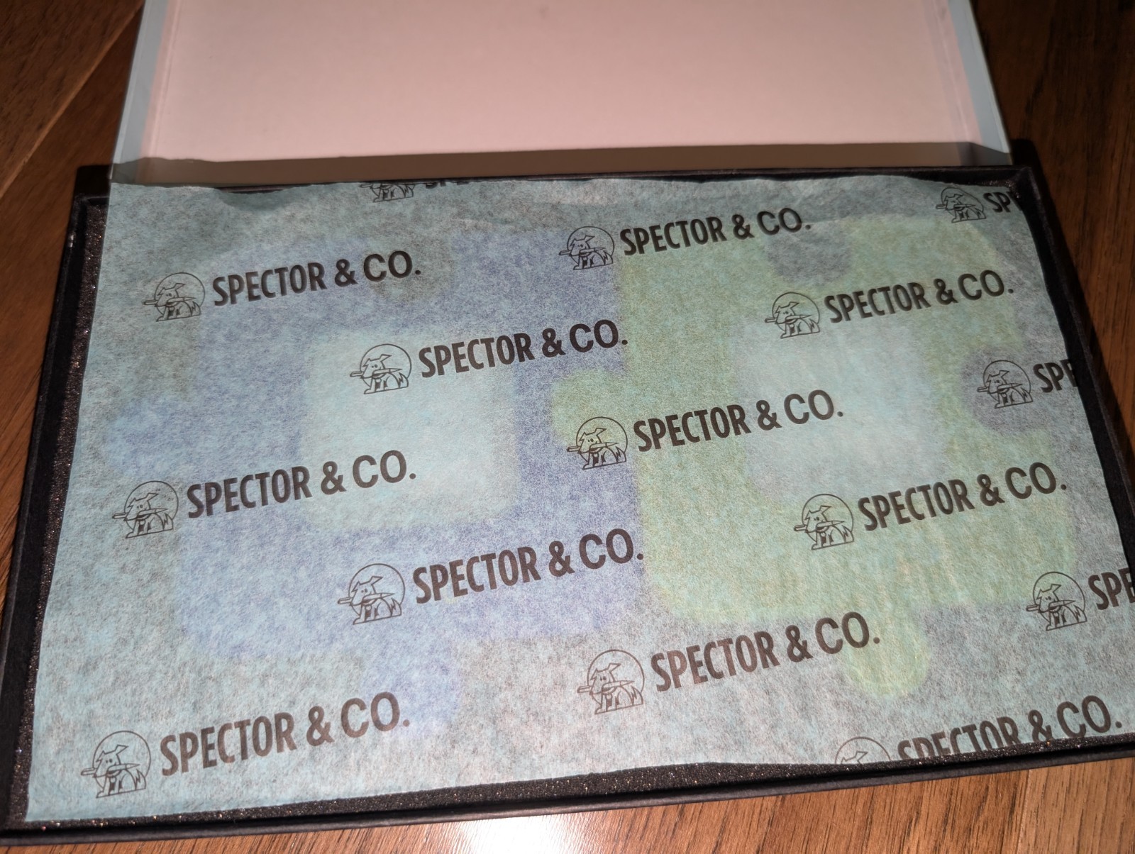 Drug pharmaceutical Rep Picture Frame SIMCOR leather puzzle piece Spector & co.
