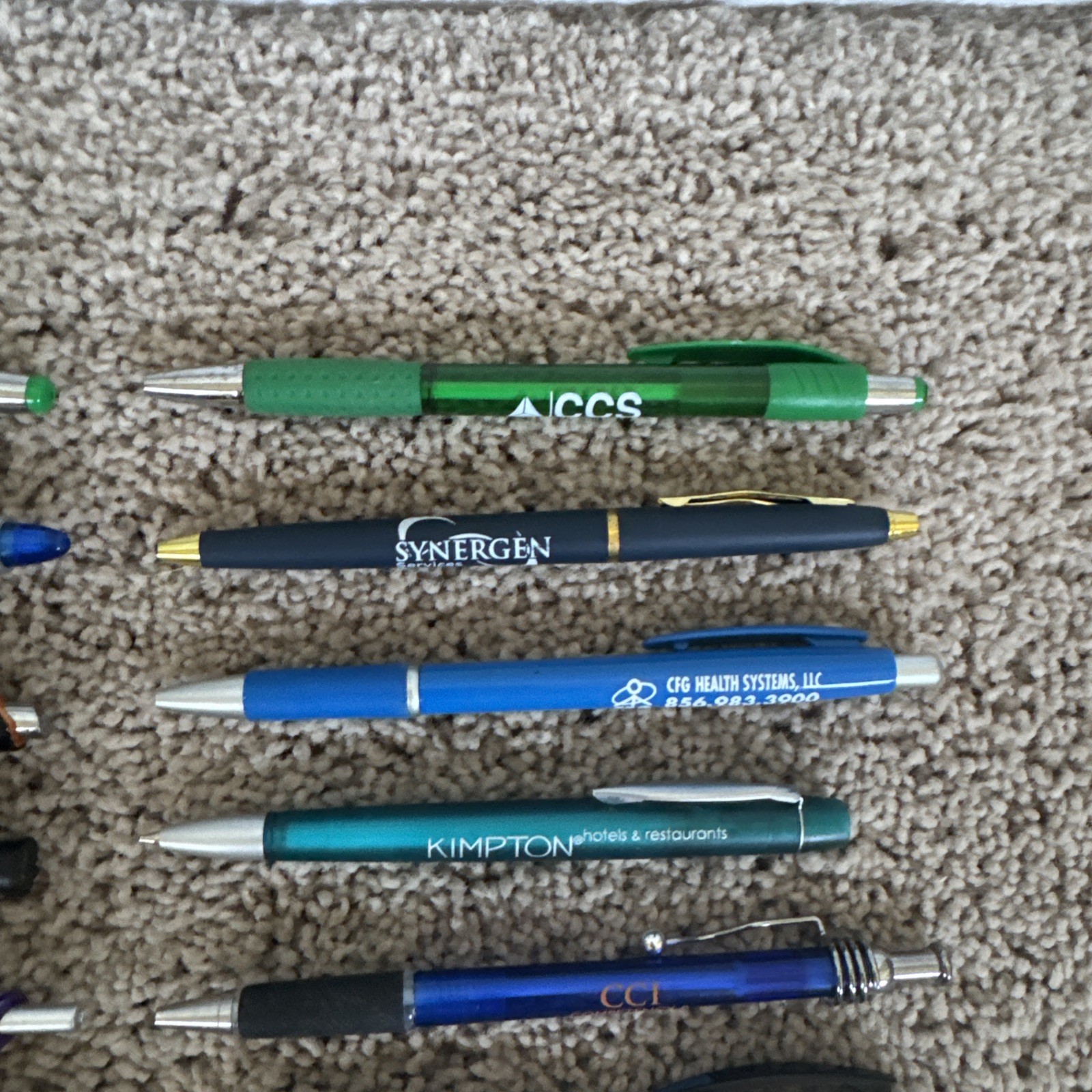 26 – Plastic & Metal Medical Pens – Collectible – Rare