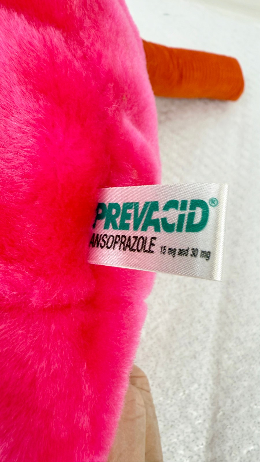 STEVE SMITH – PREVACID PHARMACEUTICAL DRUG REP PLUSH – HAND TOY