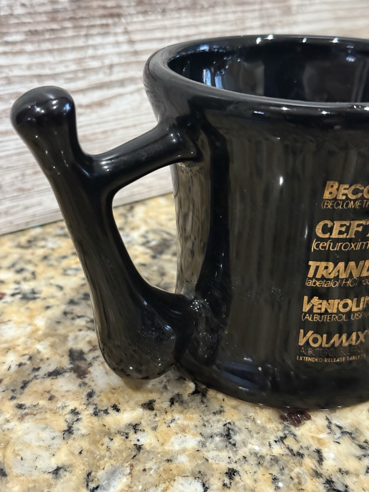 Pride In Pharmacy Mortar And Pestle Look 12 oz Coffee Mug Allen & Hanburys