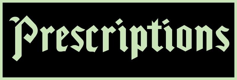 Pharmacist, Pharmacy Interest PRESCRIPTIONS NEW Metal Sign: 6×18″ Ships Free