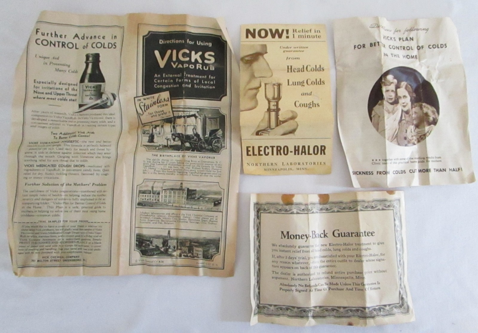 Antique vaporizer cold treatment ELECTRO-HALOR w box instructions MEDICAL CURIO