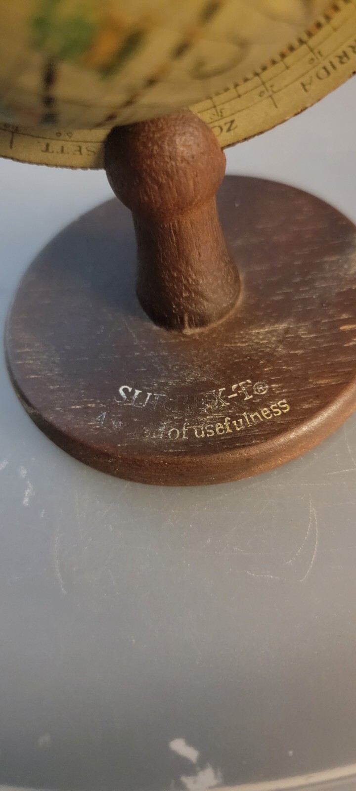 Vintage Surbex-T Pharmaceutical Rep Drug Advertising World Globe Small 5″