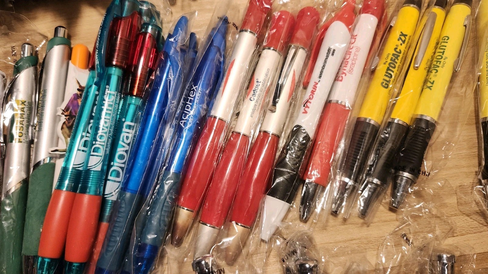 Pharmacy Promo Pen Lot Collection – Includes 4+ Pounds Of Unique Pens (Read)