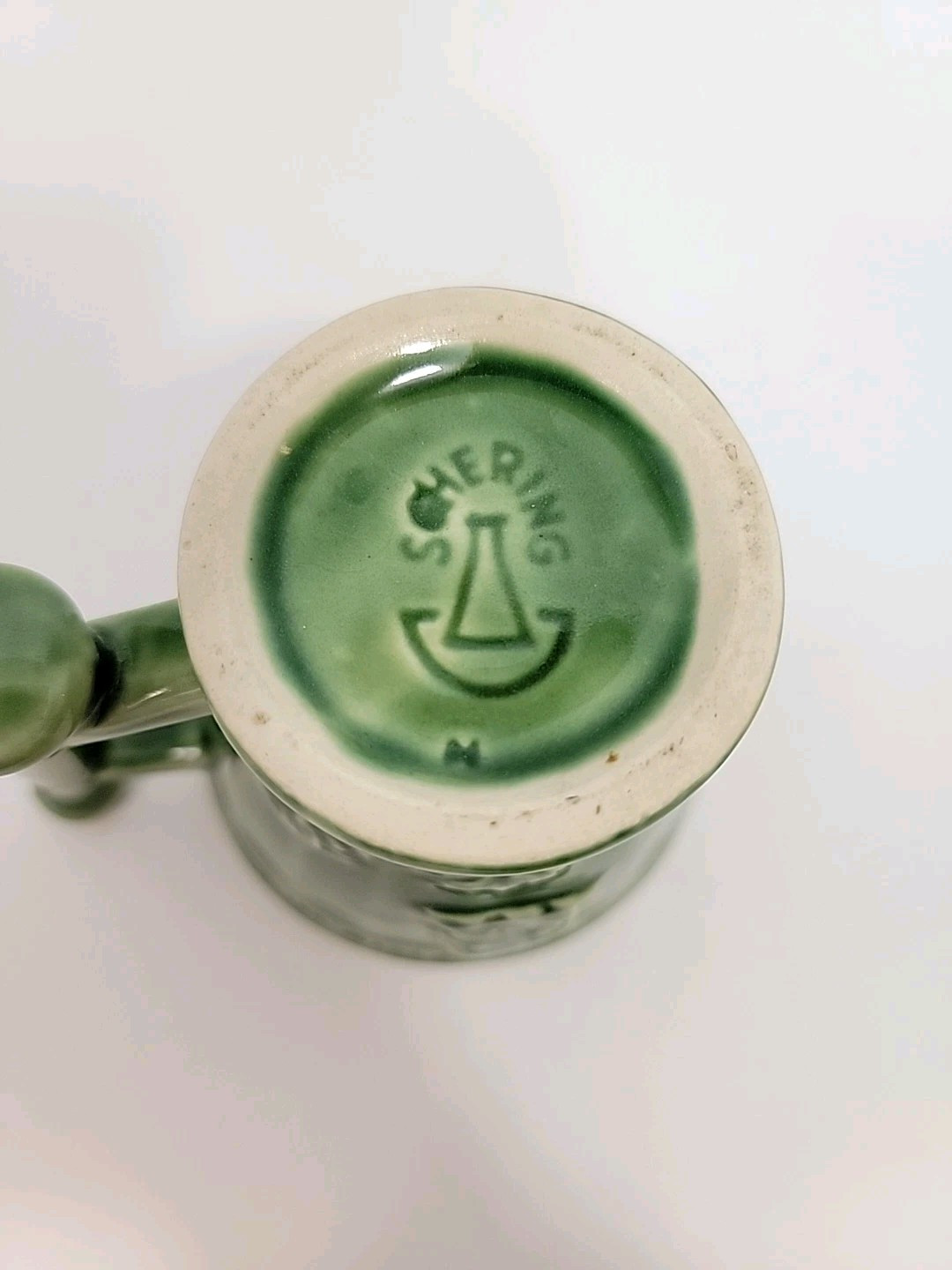 Vintage Schering Medicine Drug Store Ceramic Mug Pharmacy Rx Ad Display