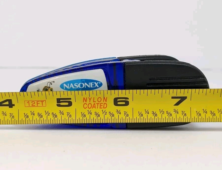 Pharmaceutical Drug Rep Clip Magnet Blue Advertising Nasonex