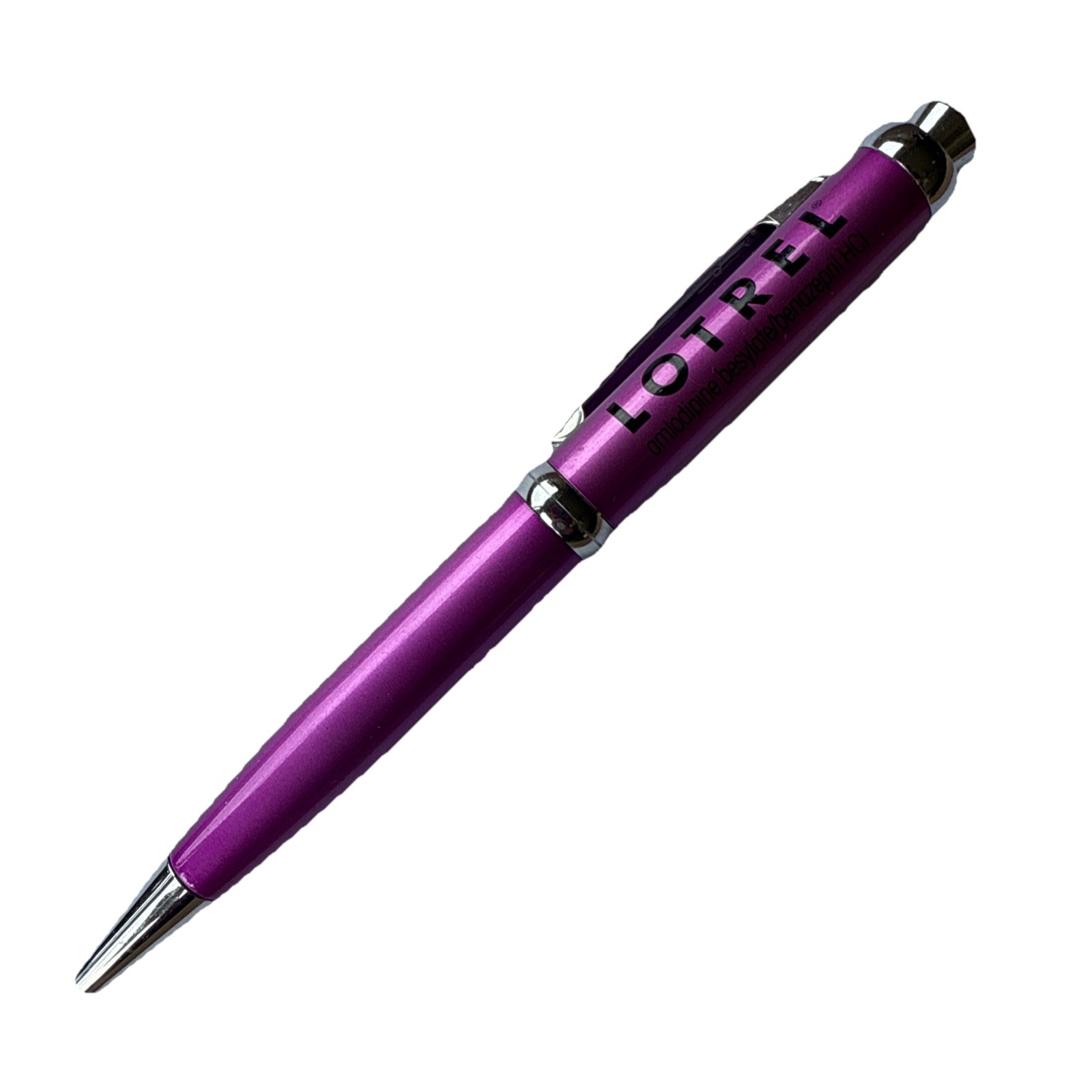 RARE LOTREL Metal PINK Advertising Pharmaceutical Drug Rep Pen pointer