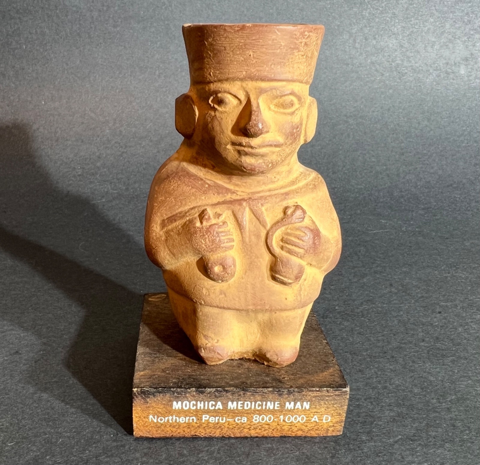 3 SCHERLING PHARMACEUTICAL ADVERTISING MESOAMERICA PERU MEXICO POTTERY STATUES