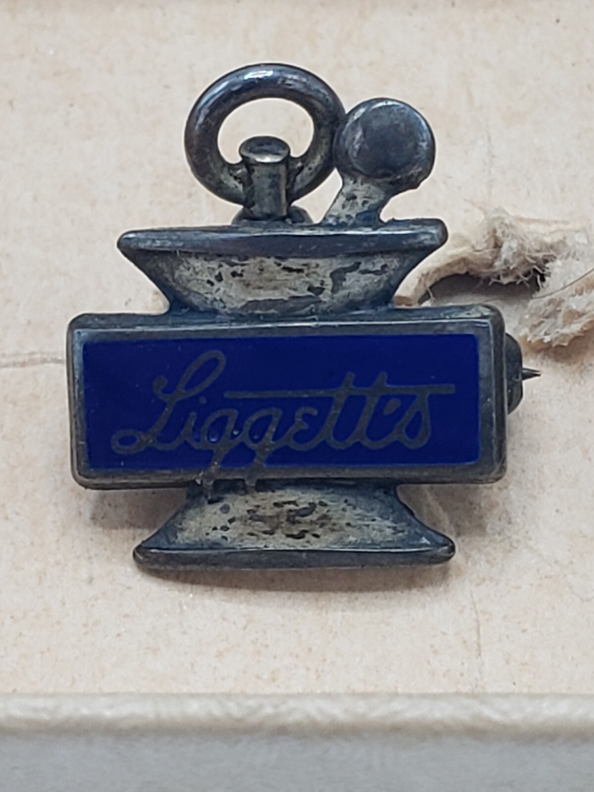 Liggett’s Pharmacy 10 Year Service Pin Sterling Silver Mortar & Pestle W/ Box