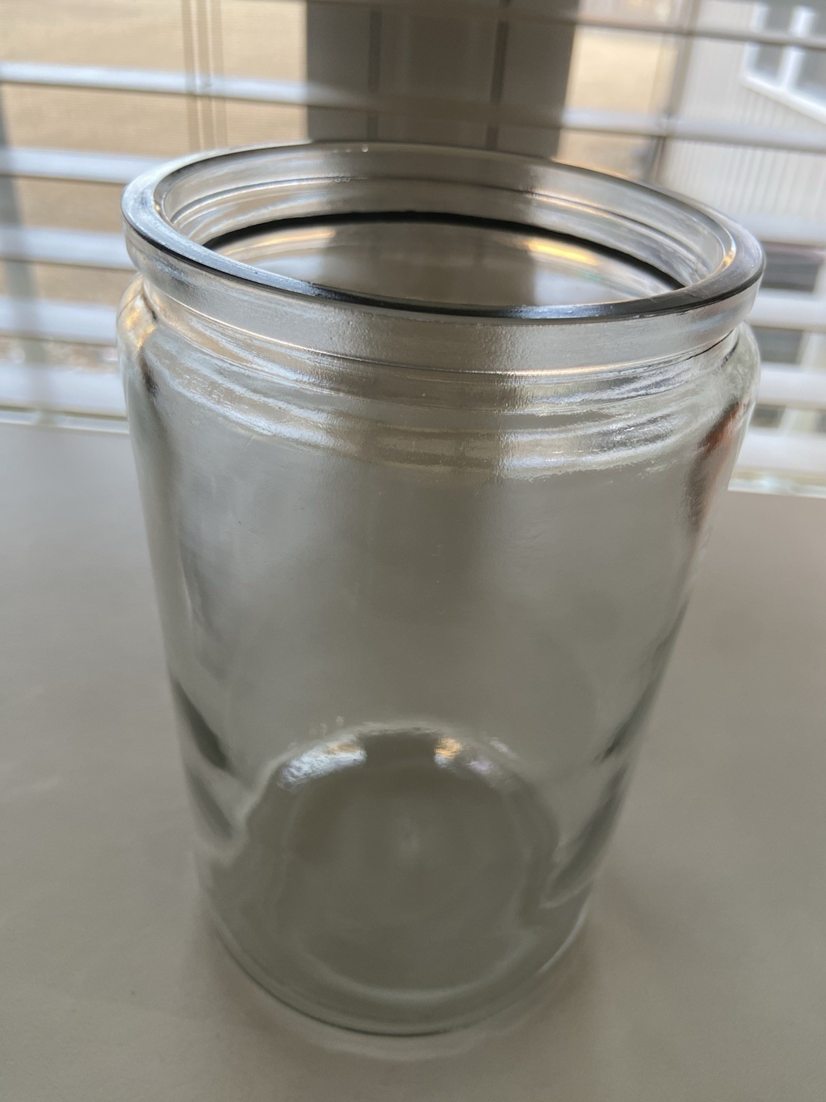 PROFEX USA Apothecary Medical Glass Jar Canister with Stainless Steel Lid 7in