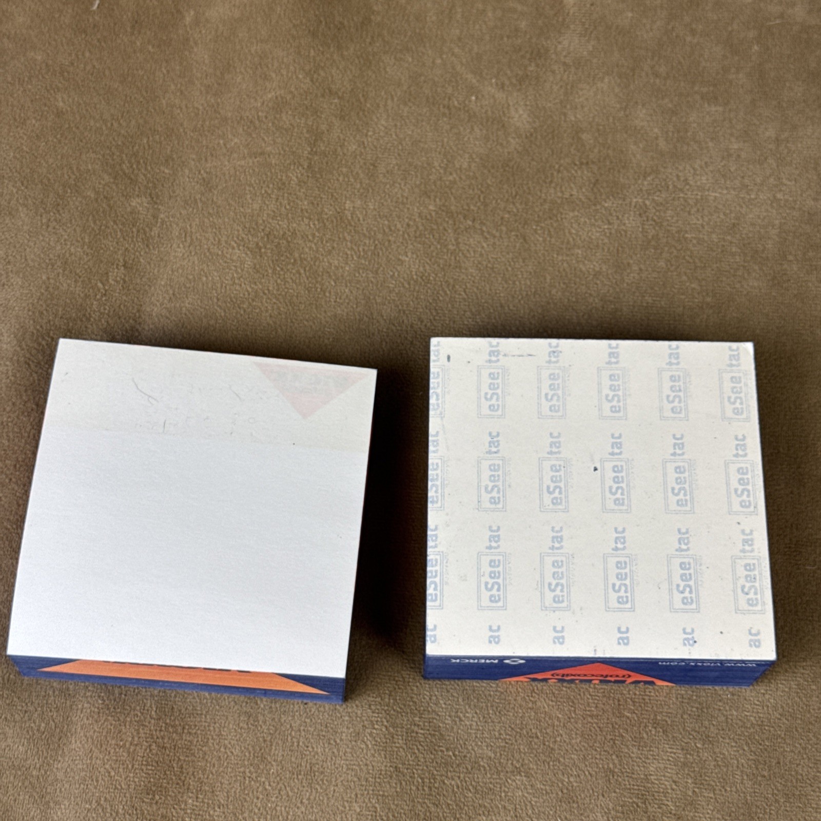 Vintage Vioxx Note Pad Paper *SPLIT INTO 2* Drug Rep Swag Pharmaceutical Notepad