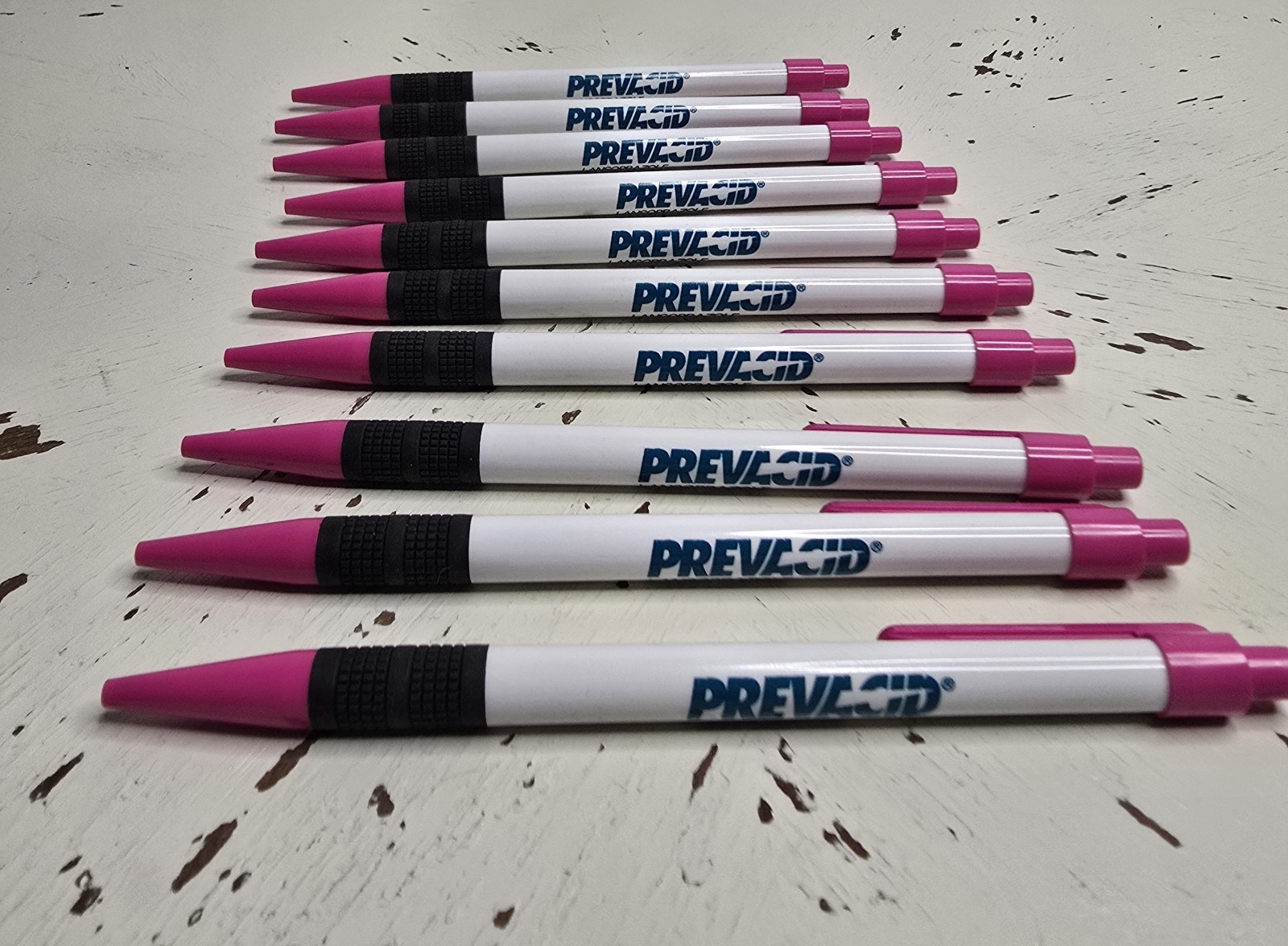 LOT 10 PREVACID Drug Rep Advertising Pen Pharmaceuticals Collectable Pharma Rx