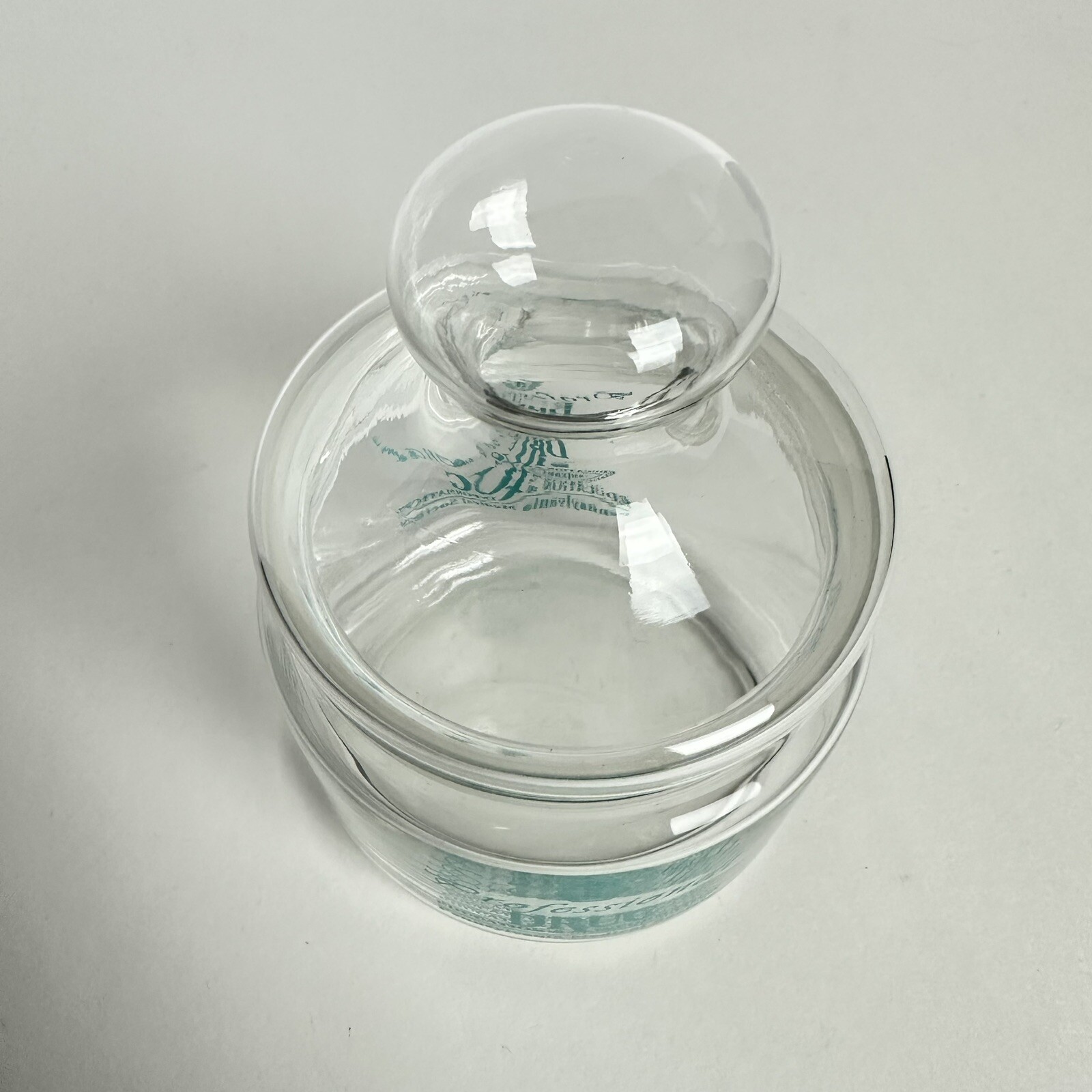 Professional Drug Medical Society Promo Collectible Glass Jar Drug Rep Pharma