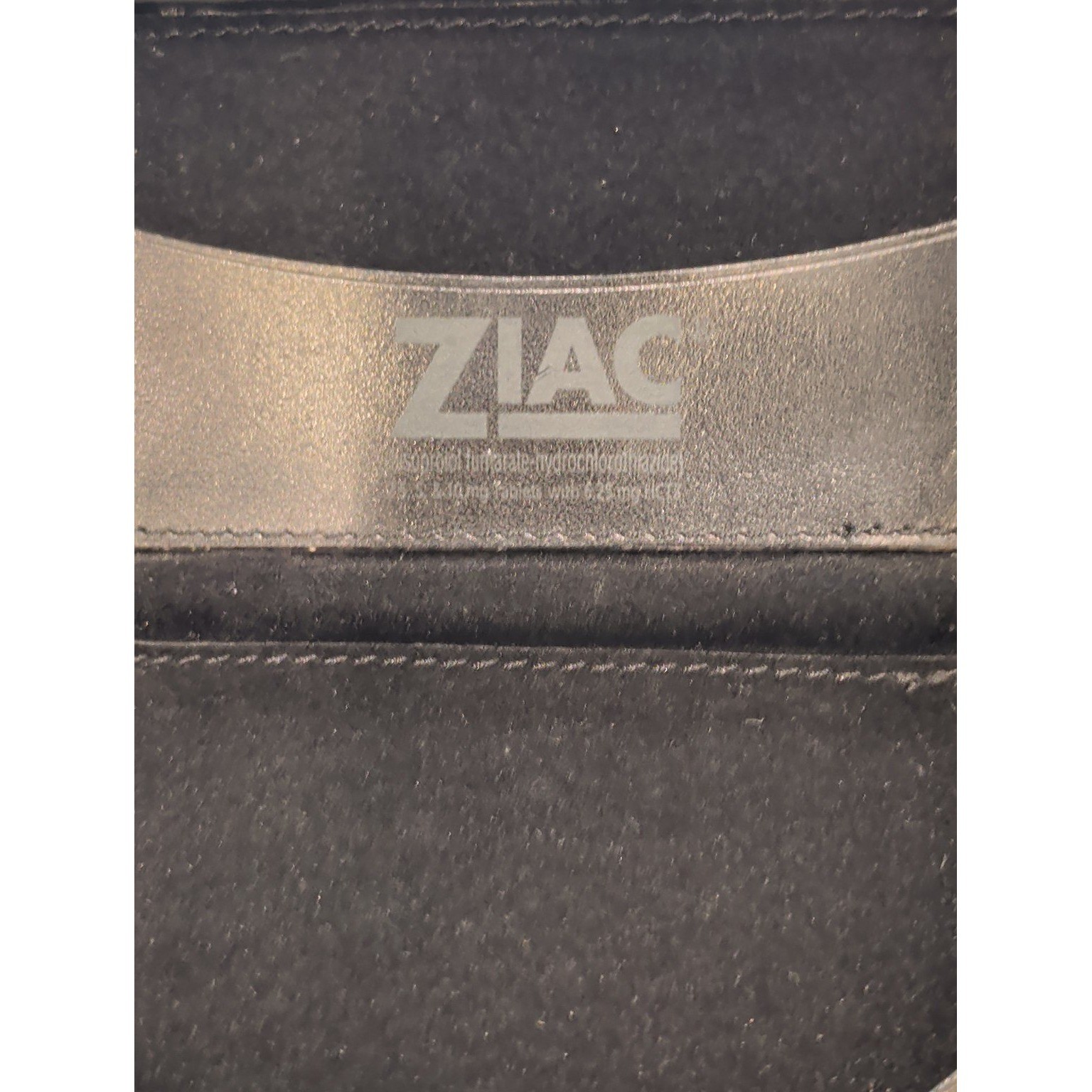 Vintage ZIAC Pharma Rep Miniature Briefcase Business Card Holder Black Gold Case