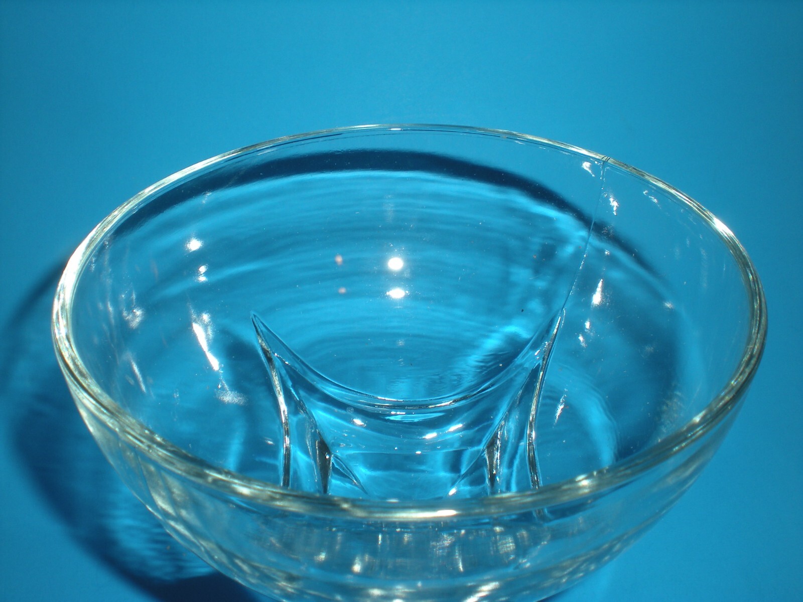 Antique Apothecary Jar Footed glass Candy Container Dish vtg