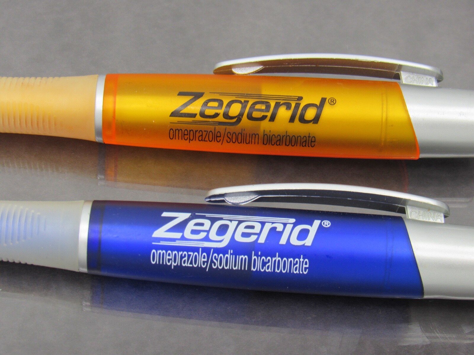 Zegerid Chunky PENS Drug Rep Pharmaceutical Promo Medical Advertising Lot of 2