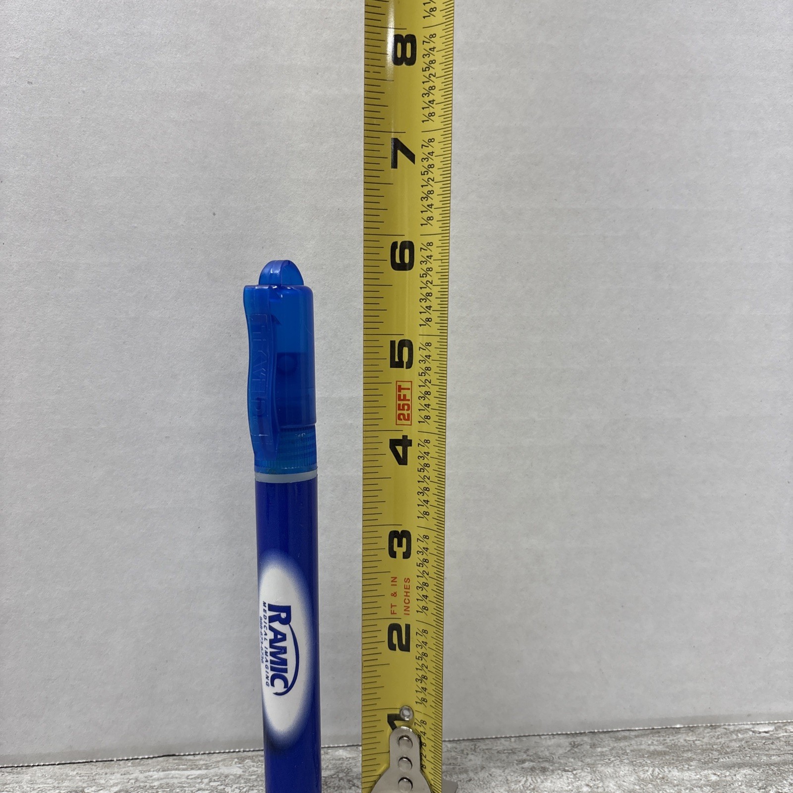Ramic Medical Imaging Advertisement Promo Pump Hand Sanitizer Clip On Shirt Refi