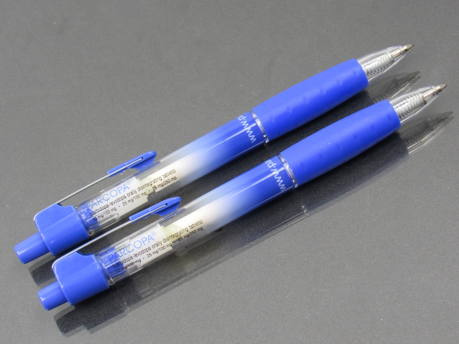 Parcopa Carbidopa-Levodopa PENS Drug Rep Pharmaceutical Promo Advertising Lot x2