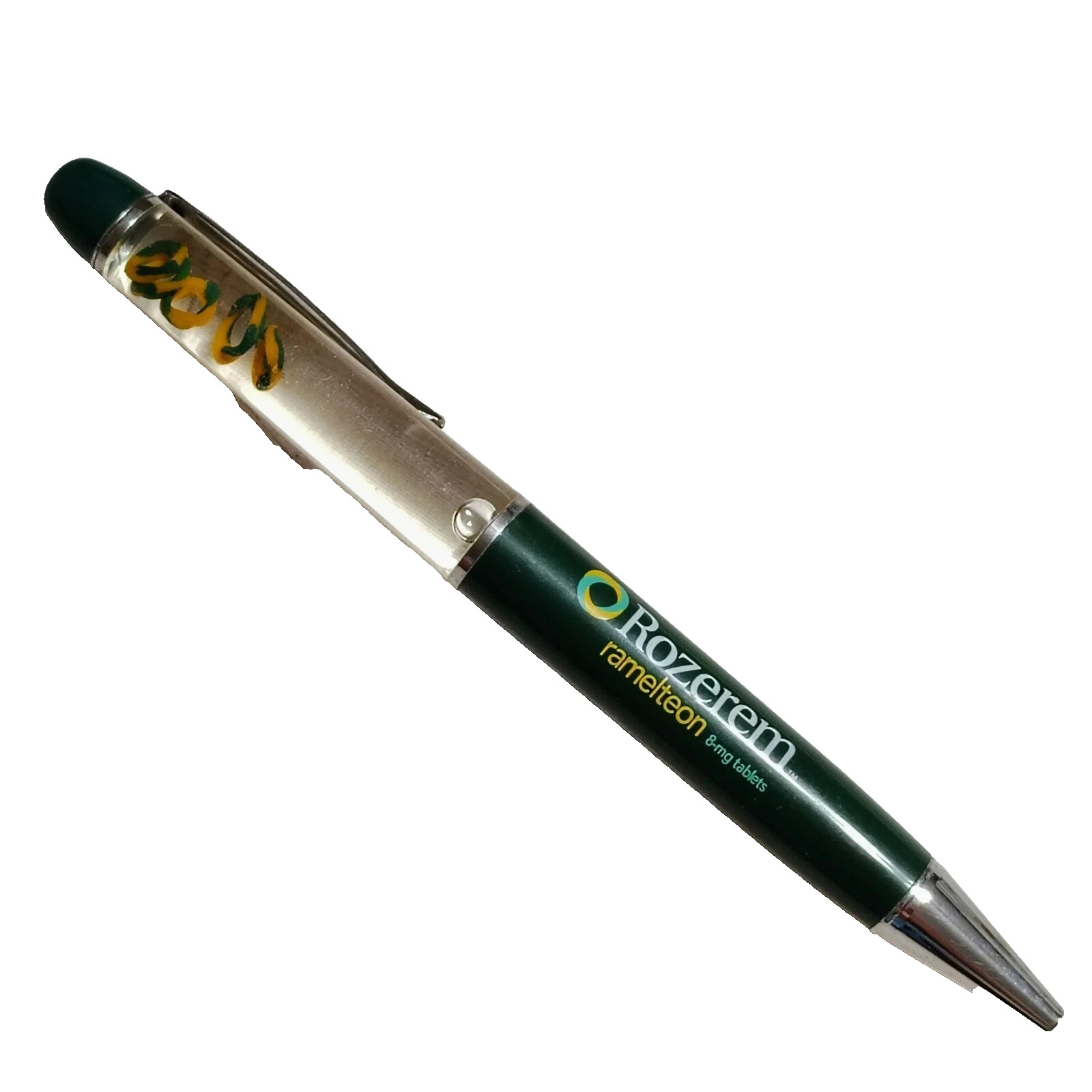 Rozerem Drug Rep Pharmaceutical Promo Advertising Floating Pen Metal Not Working