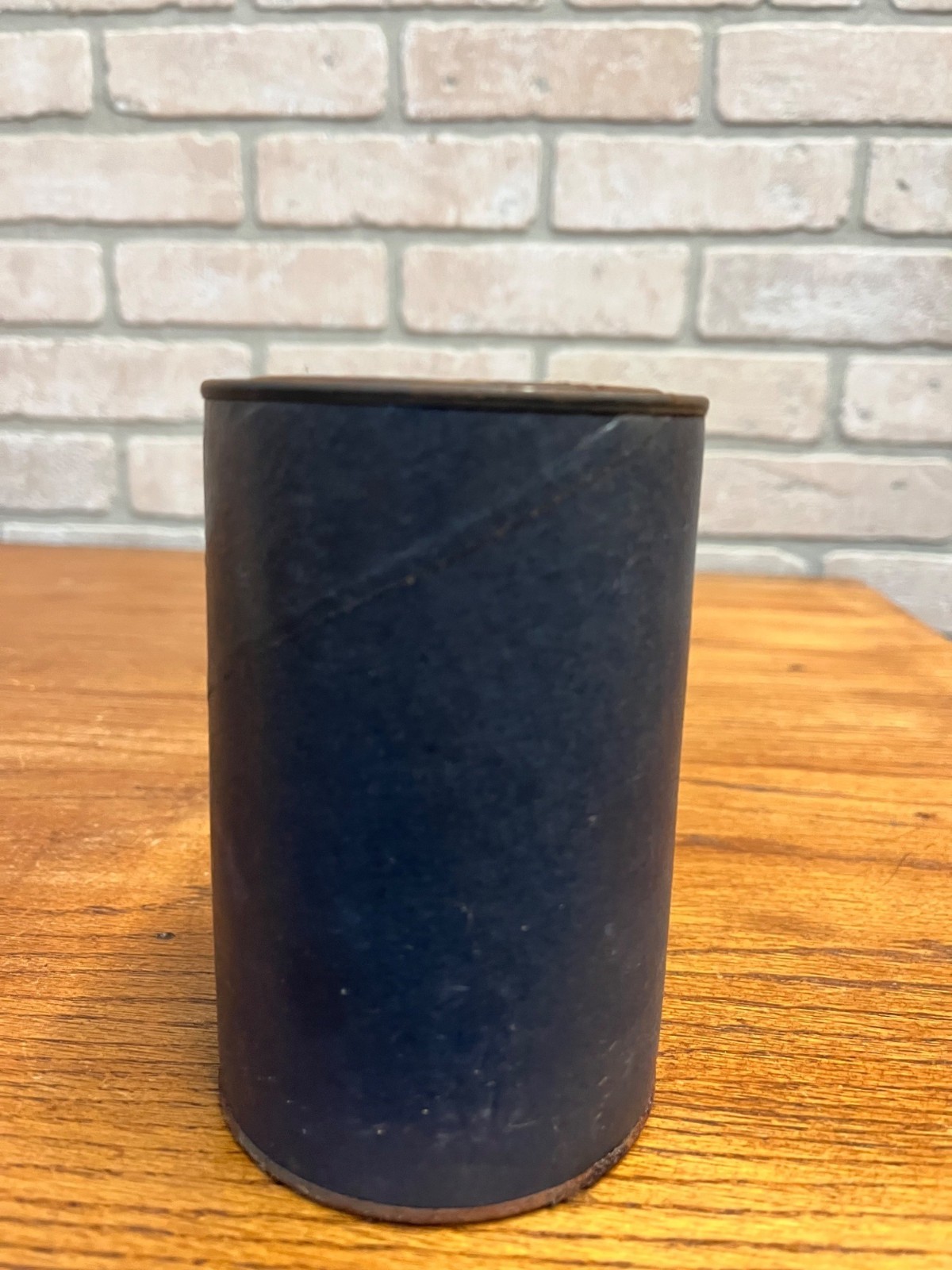 Vintage Chemline Copperas Granular Drug Store Jar Can w/ Contents