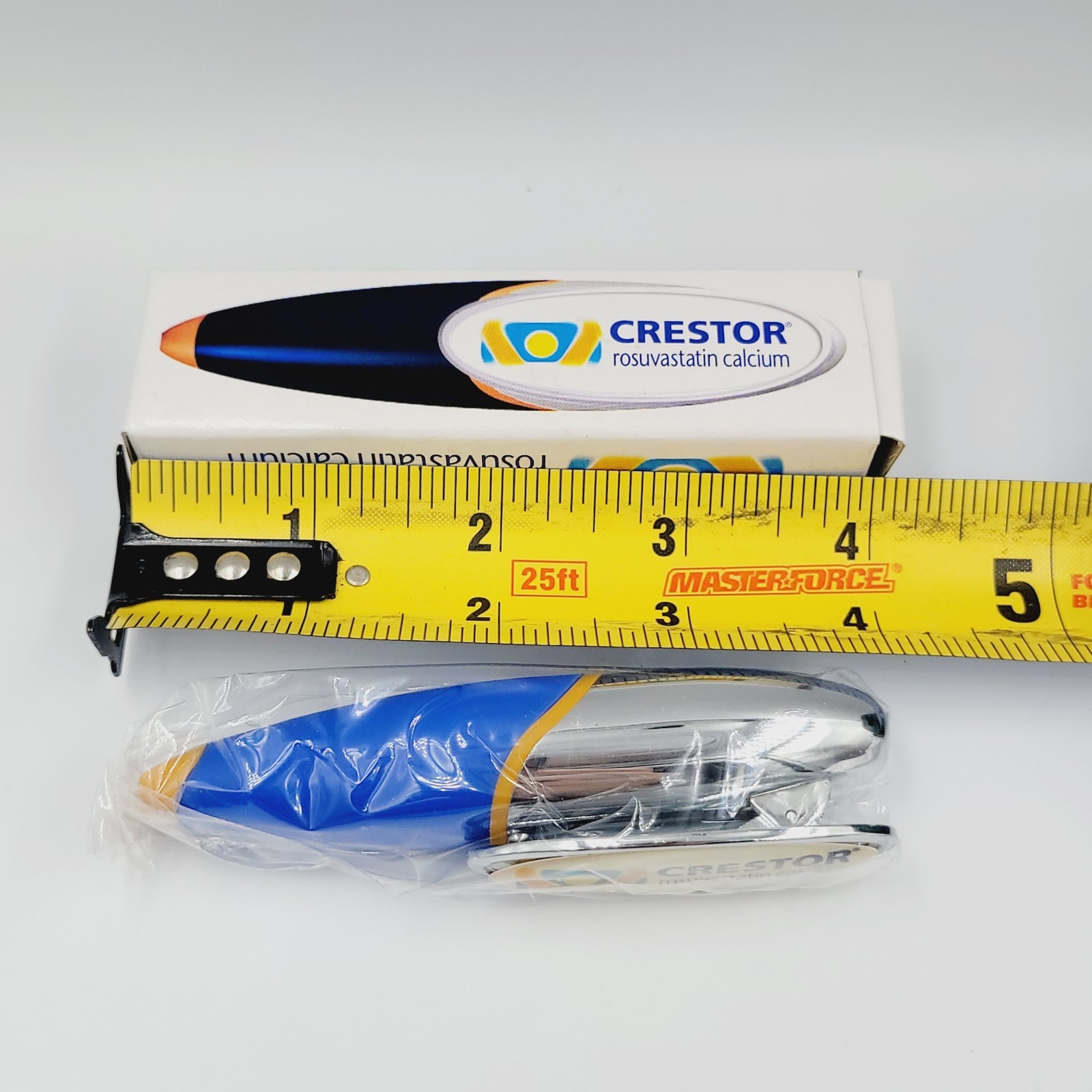 Lot 2 Crestor Pens BONO Pen Pharmaceutical Drug Rep Twisting Bullet Collectible