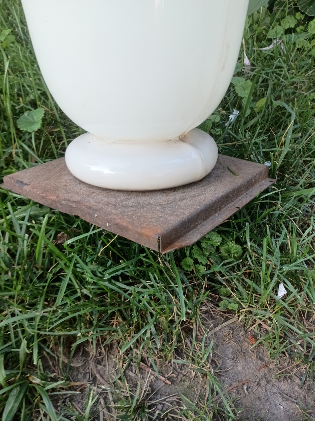 Vintage Pharmacy Counter Display 1950s-1970s Plastic Large 22″ Tall Metal Base