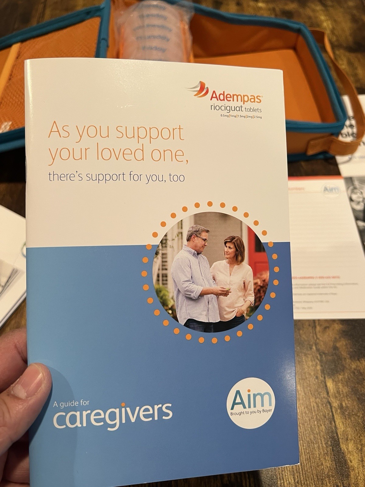 Pharmaceutical Bayer AIM Drug Rep Promo MEDICINE Bag Pill Organizer Booklets