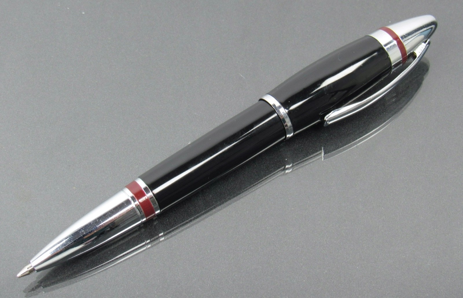 Black & Silver Aricept Metal PEN Drug Rep Pharmaceutical Promo Advertising