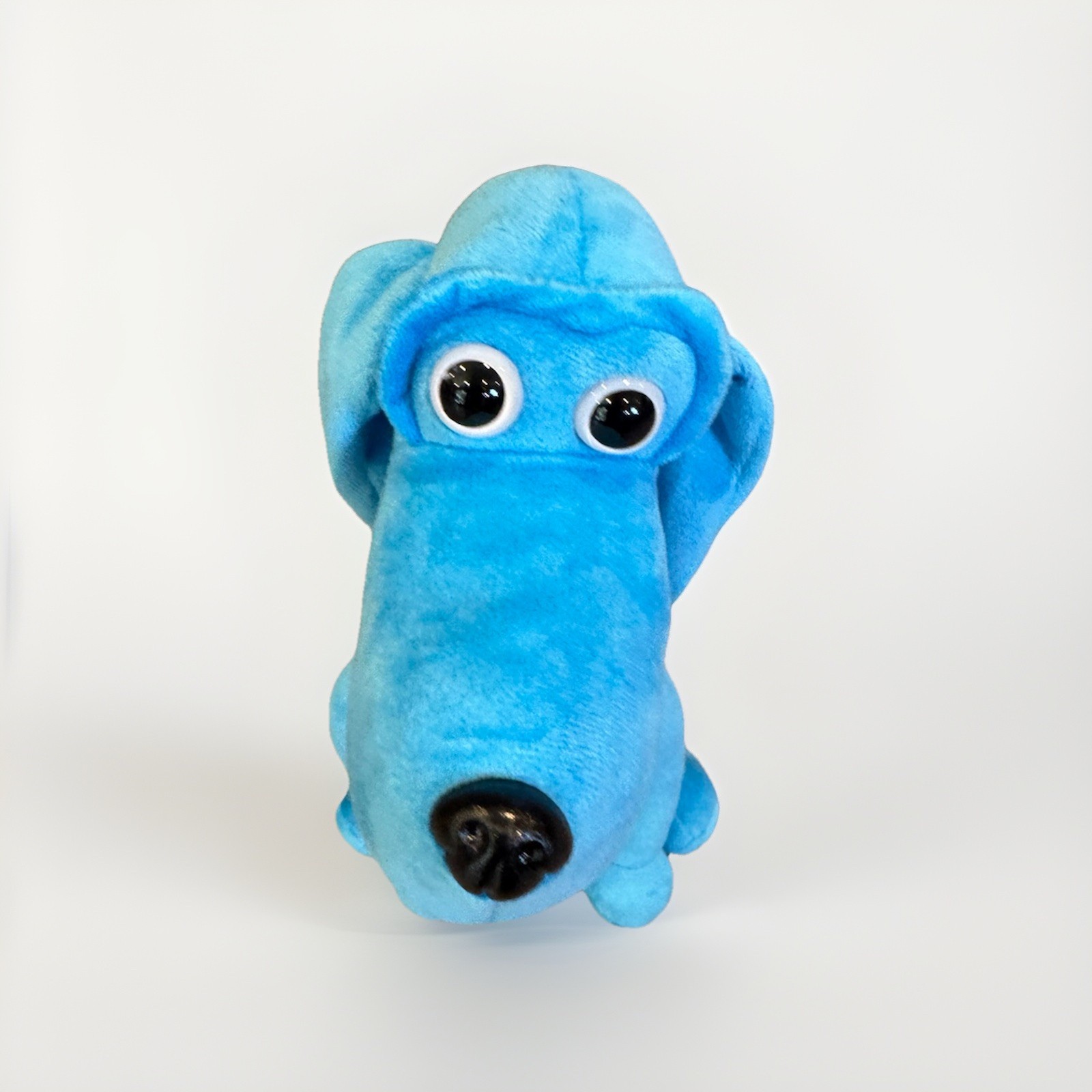 Rare Interceptor Plus Blue Plush Advertising Dog 14” Drug Rep Pharmaceutical