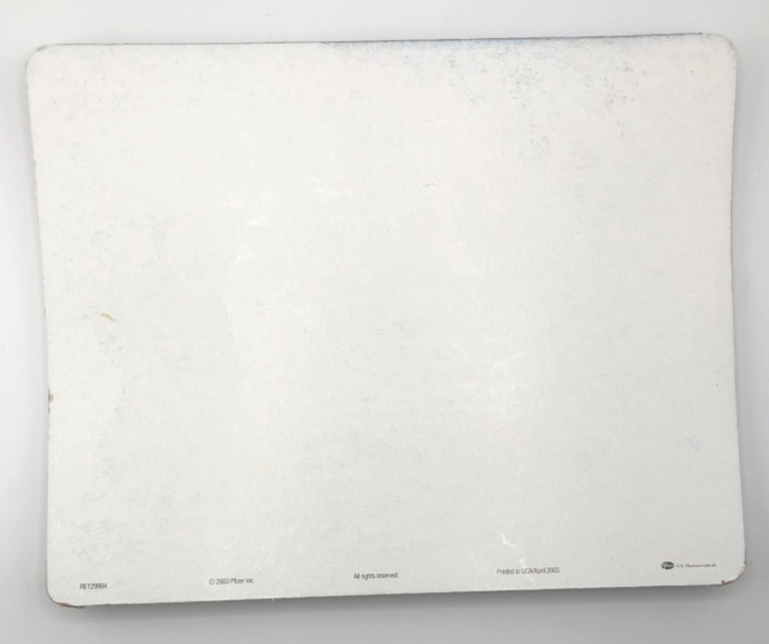 Vtg 2003 Pfizer Relpax Large Notepad Pharmaceutical Drug Rep Promo Merch HTF