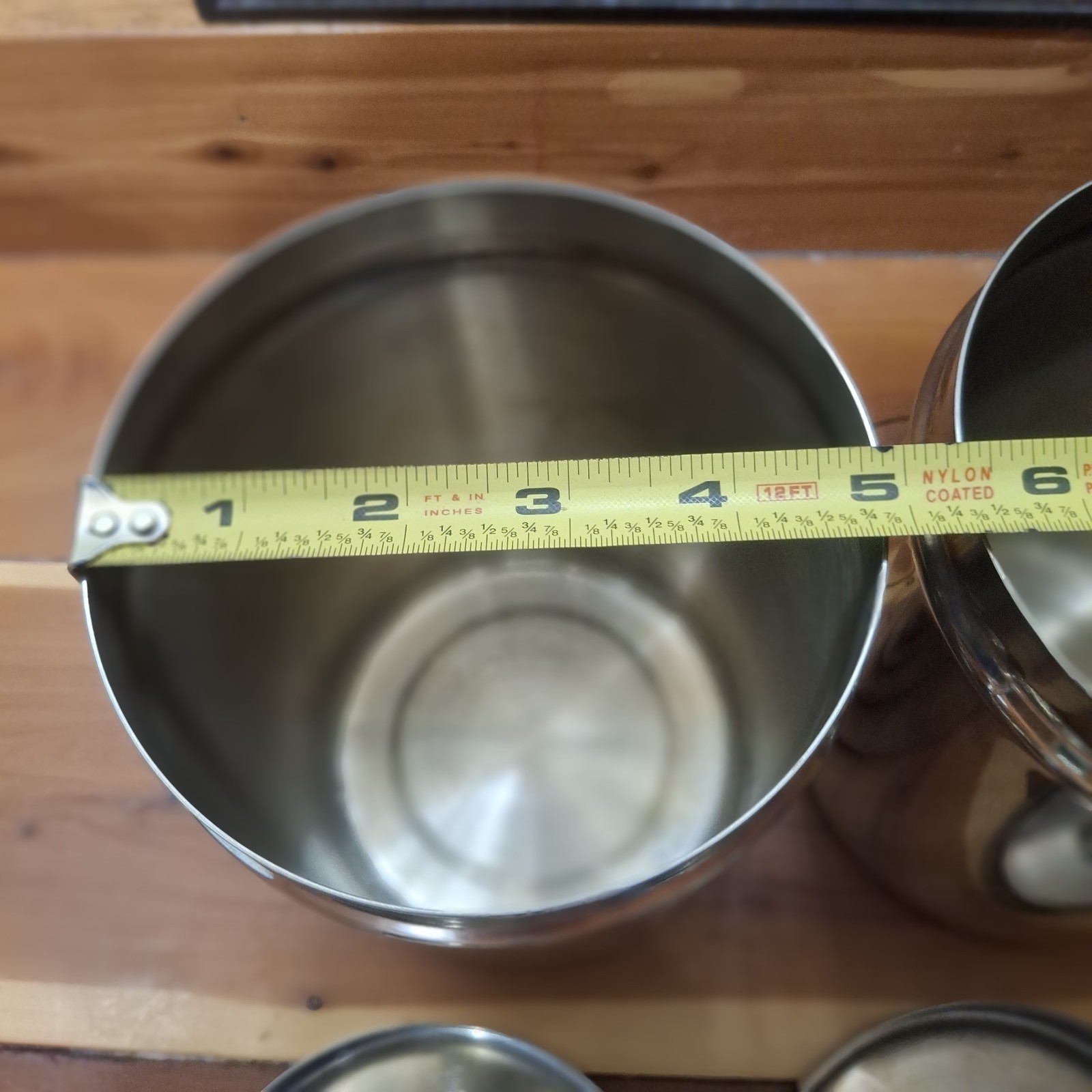 Vollrath 8802 Stainless Steel Canister Set Of 2 Heavy-Duty Container W/lids Vtg
