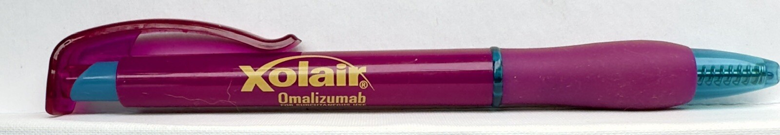 Vintage XOLAIR Drug Rep Advertising Pharmaceuticals Collectable Pen Pharma