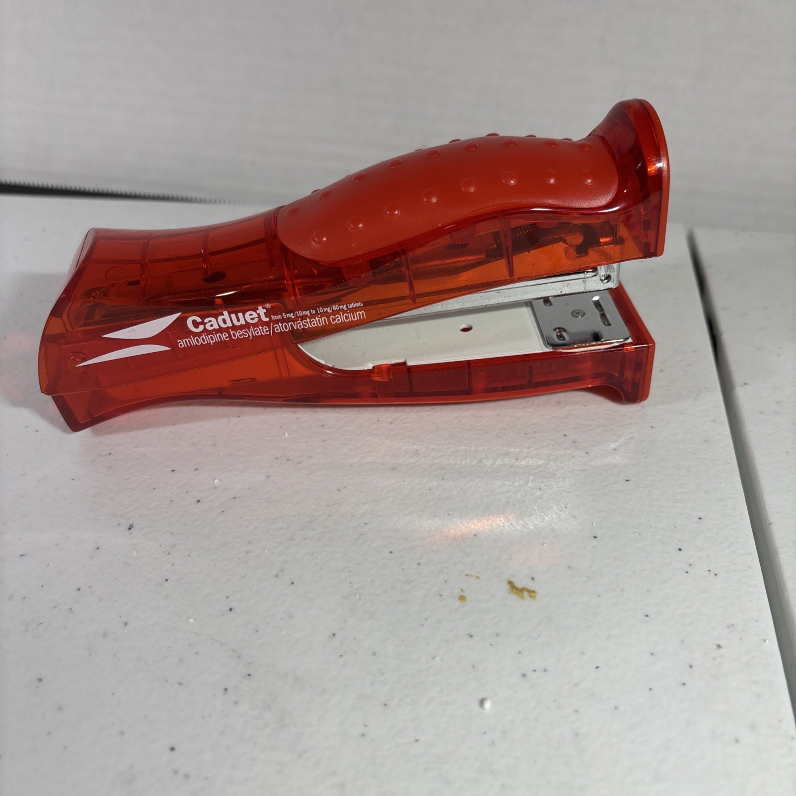 Drug Rep Stapler Pharmaceutical Collectable Duragesic Caduet Amlodipine Vintage
